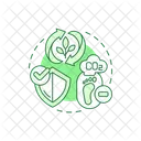 Bio Based Recycle Bioplastic Icon