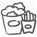 Beverage Popcorn Snack Icon