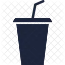 Drink Glass Glass With Straw Icon