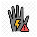 Beware Electricity Electric Icon
