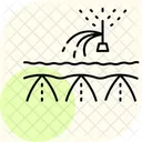 Bewassertes Land Symbol