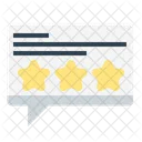 Bewertung Kommentar Feedback Symbol