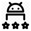 Bewertung Sterne Android Symbol