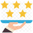 Bewertungssterne Rankingsterne Kundenrezension Symbol