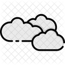 Bewolkt Wolke Wolken Symbol