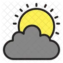 Bewolkt Wetter Wolke Symbol