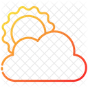 Bewolkt Wetter Wolke Symbol
