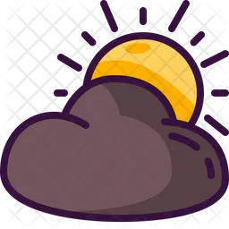 Wolkig  Symbol