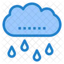 Bewölkt Regen  Symbol