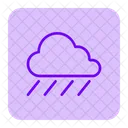 Bewölkt Regen  Symbol