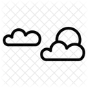 Bewolkte Nacht Symbol