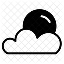Bewolkte Nacht Symbol