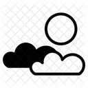 Bewolkte Nacht Symbol