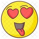 Emoji Der Bewundernden Liebe Ausdruck Der Bewundernden Liebe Emotag Symbol