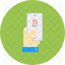 Bitcoin Zahlen Krypto Icon