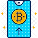 Mit Bitcoin bezahlen  Symbol