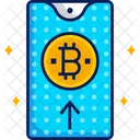 Mit Bitcoin bezahlen  Symbol