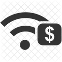 Kostenpflichtiges WLAN WLAN Service Kostenpflichtiger Service Symbol