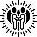Beziehung Beziehung Bindung Symbol