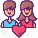 Beziehung Liebe Paar Symbol