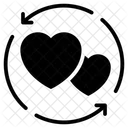 Beziehung aktualisieren  Symbol
