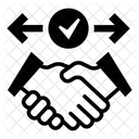 Beziehung Management Partnerschaft Symbol