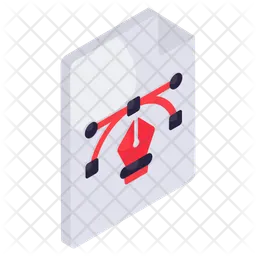 Bezier File  Icon
