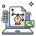 Bezier File  Icon