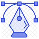 Bezier Pen Tool Icon