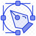 Bezier Pen Tool Icon