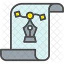 Bezier Paper  Icon