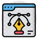 Bezier Tool Design Tool Graphic Design Icon