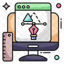 Bezier Tool  Icon