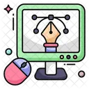 Bezier Tool  Icon