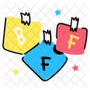 BFF Lettering  Icon