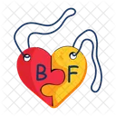 Bff Locket Heart Locket Friends Locket Icon