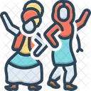 Danca Bhangra Bhangra Danca Ícone