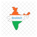 Bharat Map  Icon