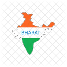 Bharat Map  Icon