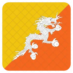 Bhutan Flag Icon