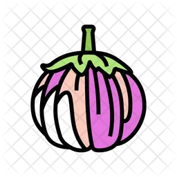 Bianca Eggplant  Icon