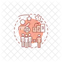 Work Home Disconnected Icon