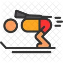 Biathlete Biathlon Cross Country Skiing Icon