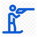 Biathlon Skiing Biathlete Icon
