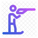 Biathlon Skiing Biathlete Icon