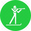 Biathlon Skiing Shooting Icon