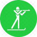 Biathlon Skiing Shooting Icon