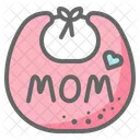 Bib Mom  Icon