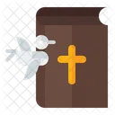 Bible Dove Cross Icon
