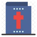 Bible Holy Book Cross Icon